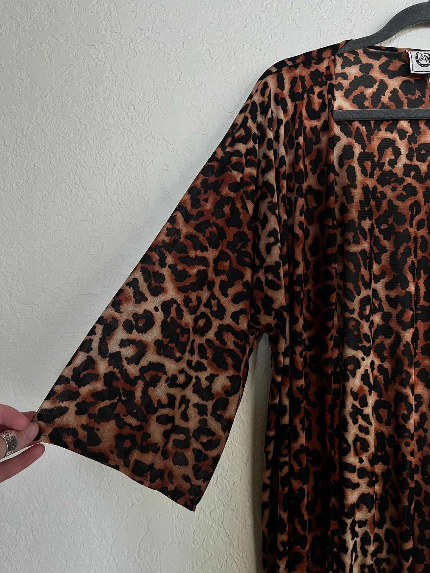 Leopard Fringe Duster
