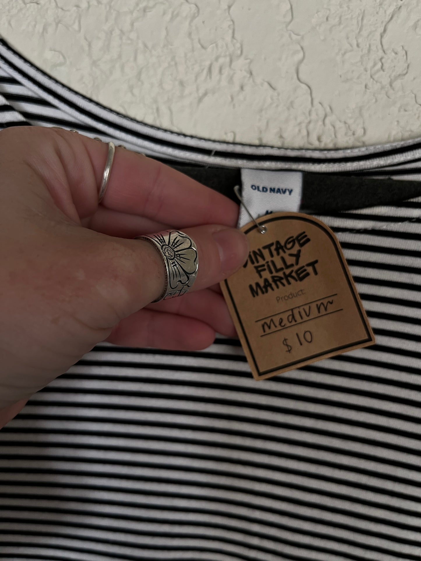 Black and White Strip Sundress