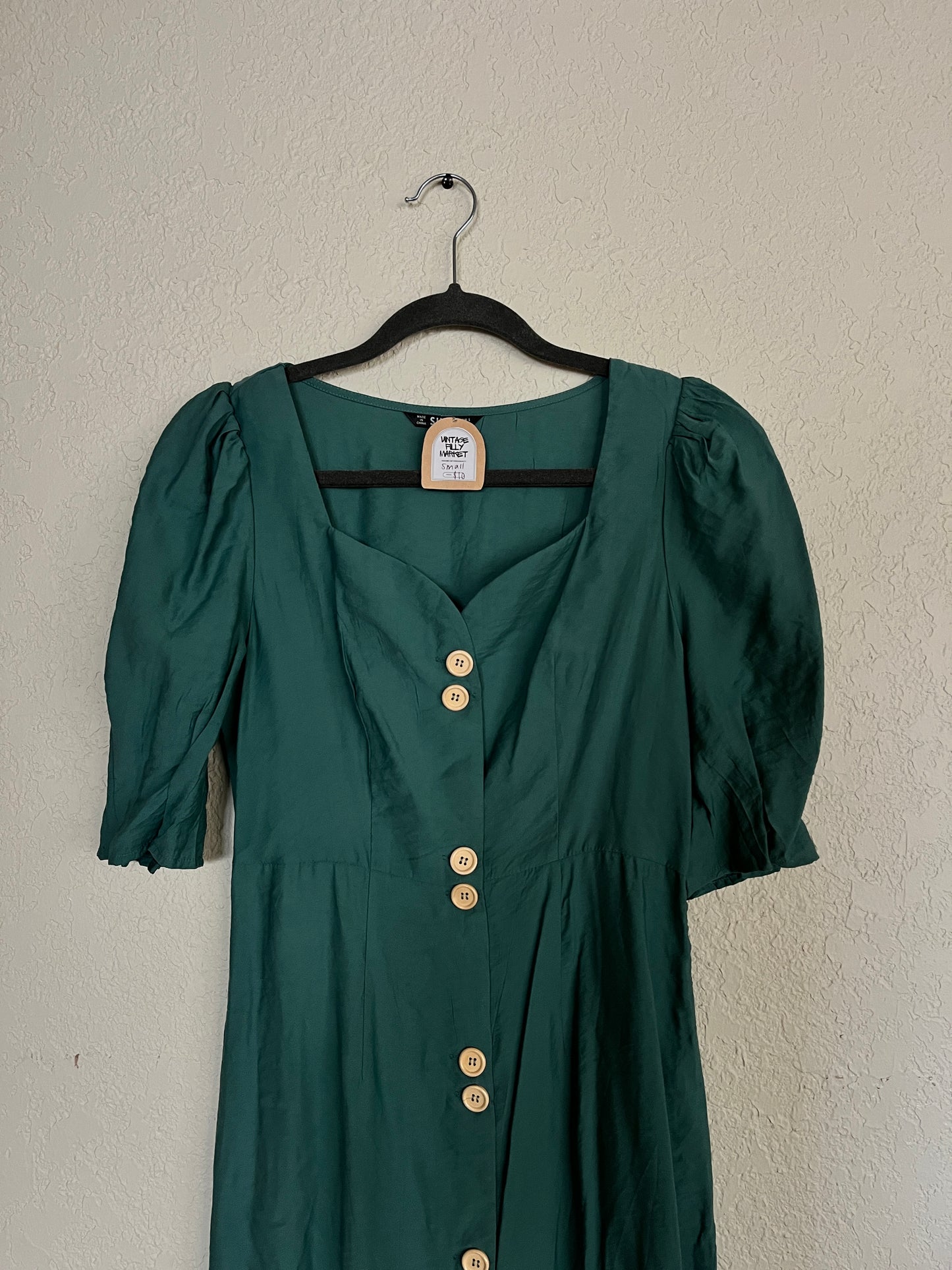 Teal Prairie Dress