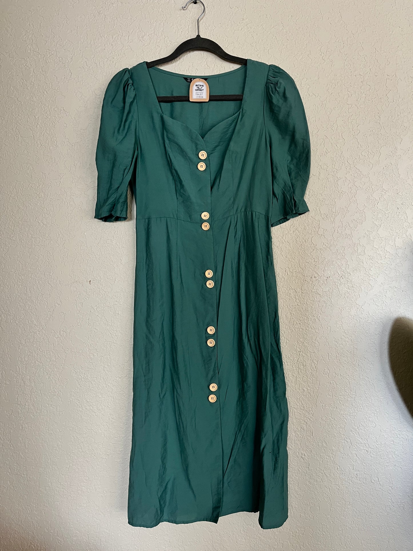 Teal Prairie Dress