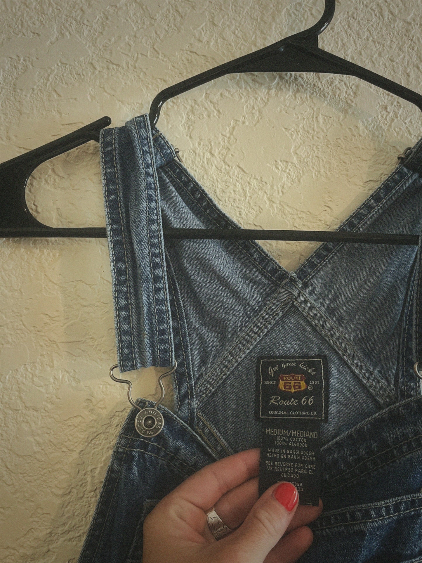 Denim Utility Overall Shorts - Dark Wash