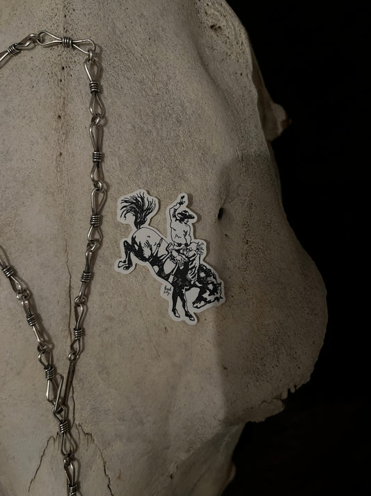 Bucking Bronc Sticker