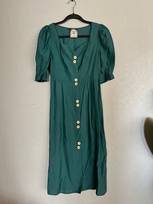 Teal Prairie Dress