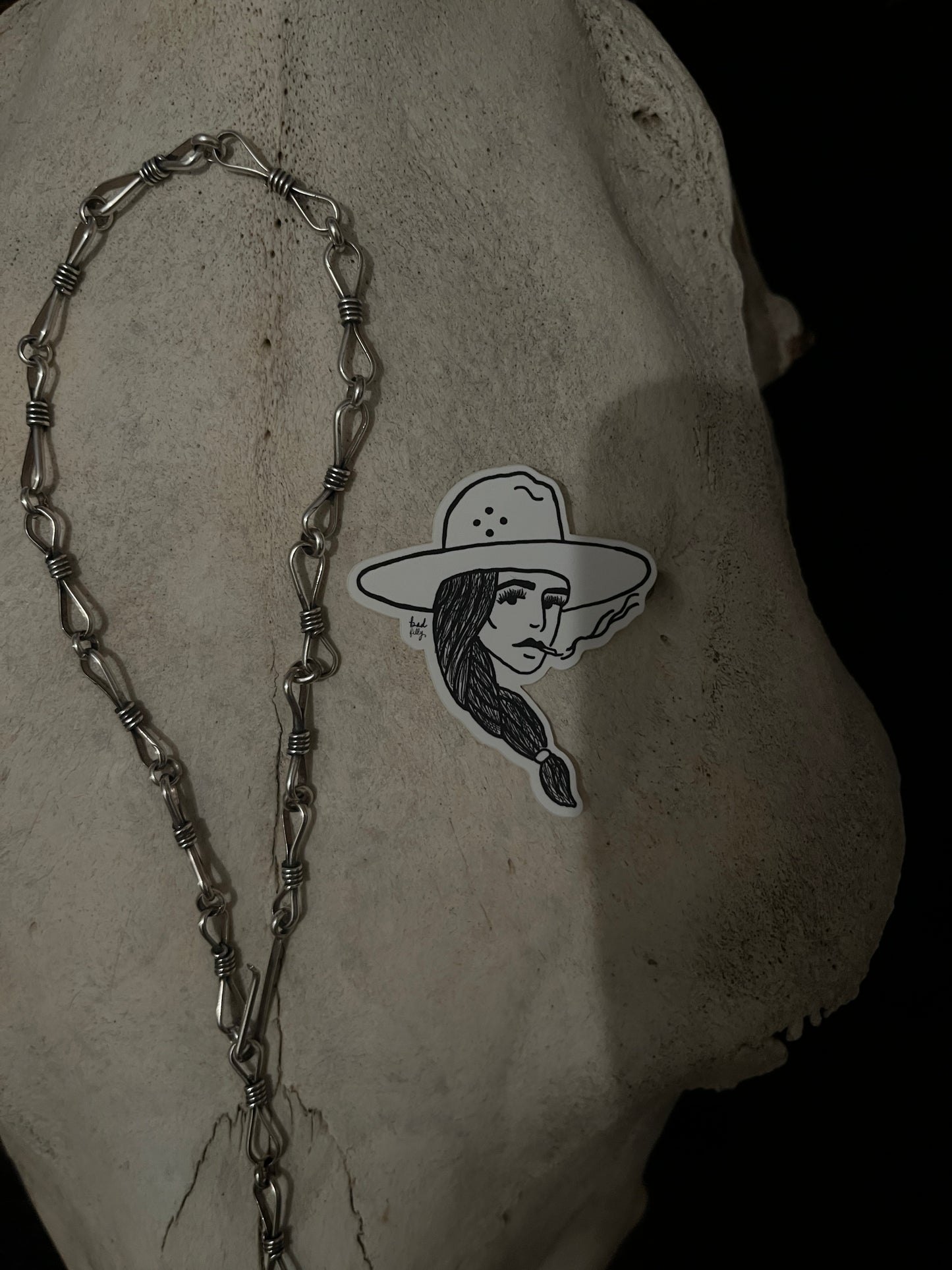 Mary Jane Cowgirl Sticker