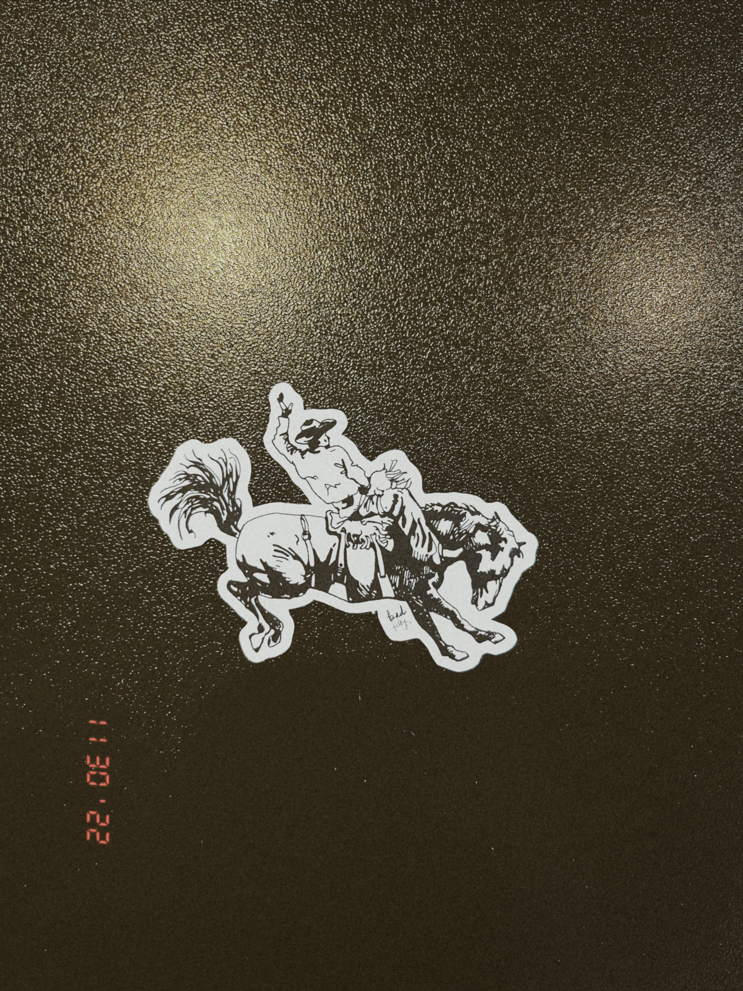 Bucking Bronc Sticker